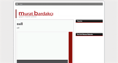 Desktop Screenshot of muratbardakci.com