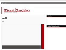 Tablet Screenshot of muratbardakci.com